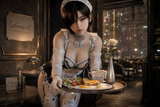 《剑星：血雨》新女主伊薇惊艳亮相，3D大神秒出性感女仆美图引爆全网